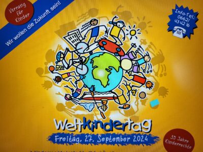 Wir fei­ern Welt­kin­der­tag!